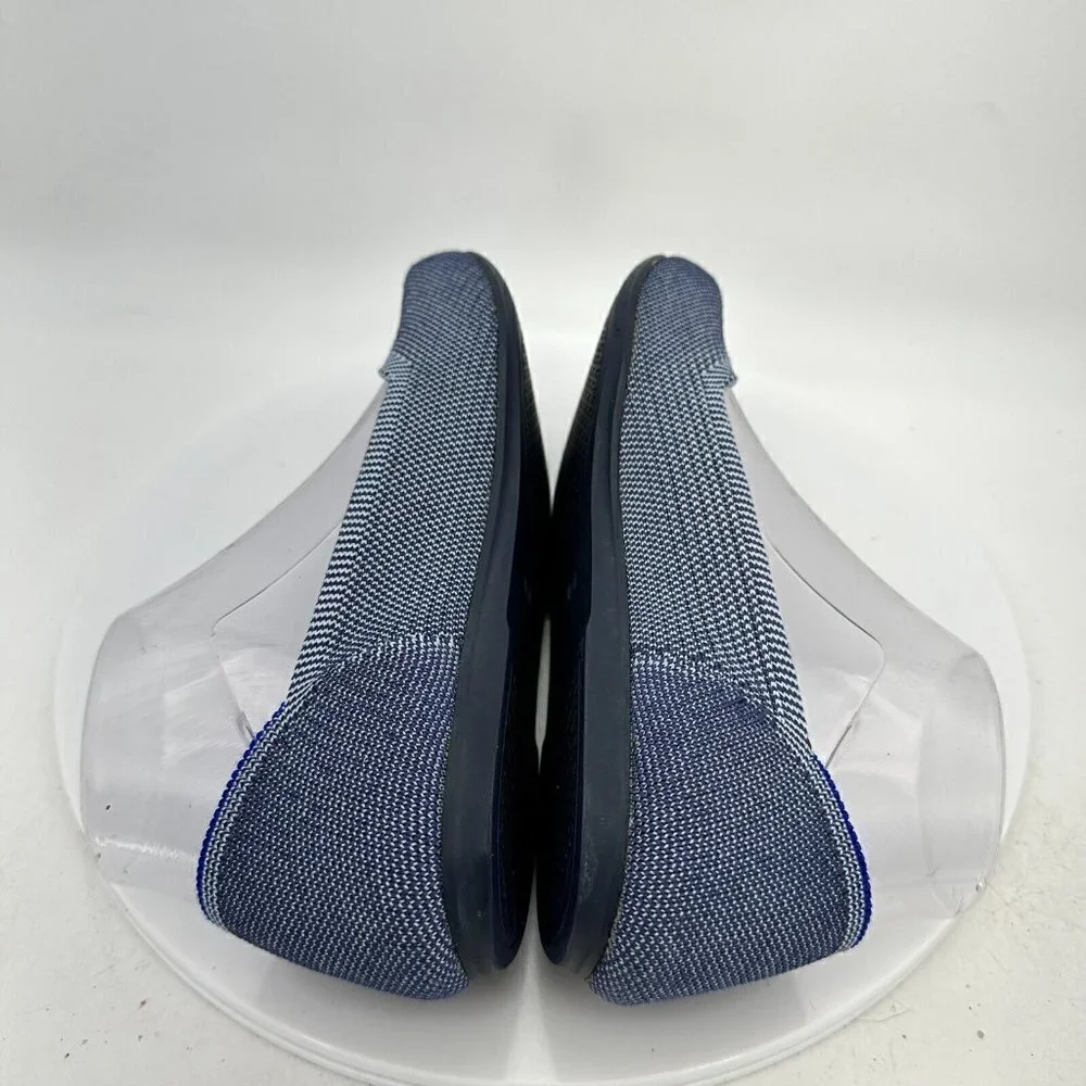 Rothy's The Flat Grey Textile Slip On Ballet Classic Comfort Women Shoes Sz 6.5 - Picture 8 of 13
